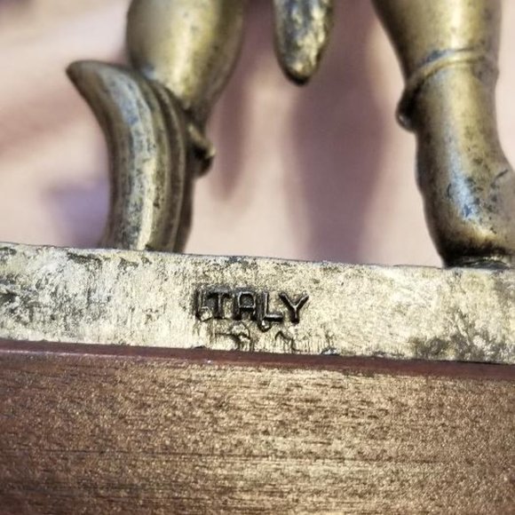 VINTAGE ROMAN GLADIATOR STATUE MADE IN ITALY - Picture 4 of 4